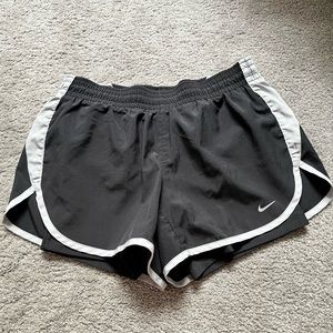 Black Nike workout shorts